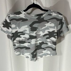 Camo Crop top
